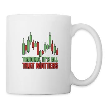 Trading, c’est tout ce qui compte 3 - Mug blanc - blanc - Droite