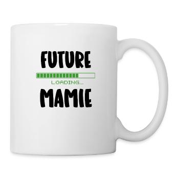 future mamie - Mug blanc - blanc - Droite