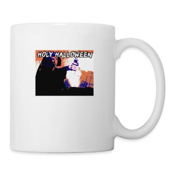 Saint Halloween, Halloween, nonne, film, araignée - Mug blanc - blanc - Droite