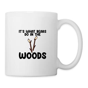It's What Bears Do In The Woods 4 - Mug - white - Right