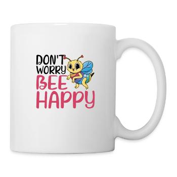 Don't Worry Bee Happy 29 - Mug - white - Right