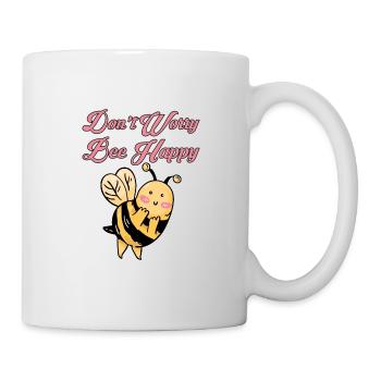 Don't Worry Bee Happy 31 - Mug - white - Right