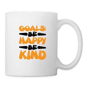 Goals Be Happy, Be Child 4 - Mug - white - Right