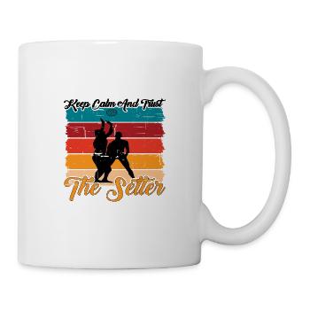 Restez calme et faites confiance au passeur 10 - Mug blanc - blanc - Droite