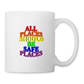 All places should be safe places 4 - Mug - white - Right