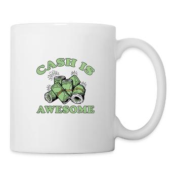 L’argent est génial 6 - Mug blanc - blanc - Droite