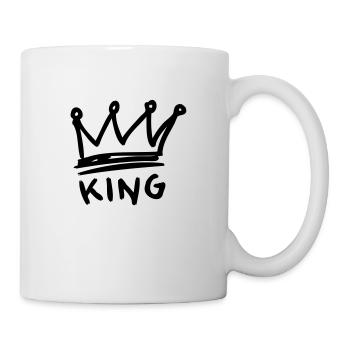King - Tasse - Weiß - Rechts