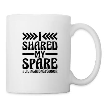 J’ai partagé mon #LivingKidneyDonor 4 - Mug blanc - blanc - Droite