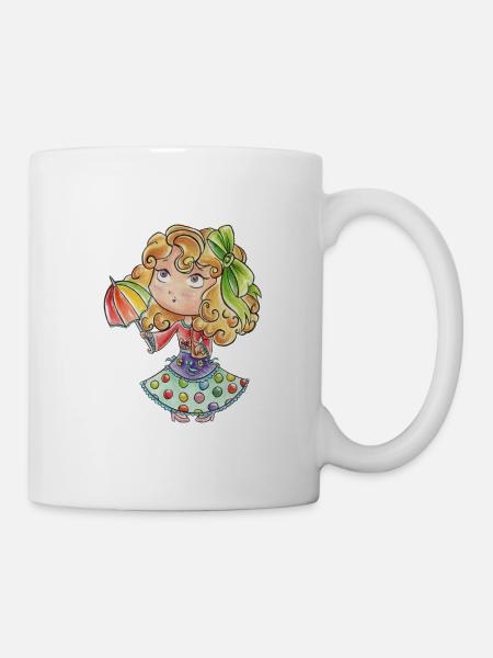 Sternzeichen: Jungfrau - Tasse - Weiß