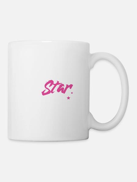 Super Star - Tasse - Weiß
