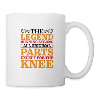 All Original Parts Except For The Knee 2 - Mug - white - Right