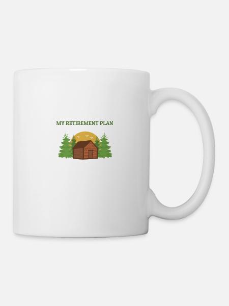 Camping Rentner Rente - Tasse - Weiß