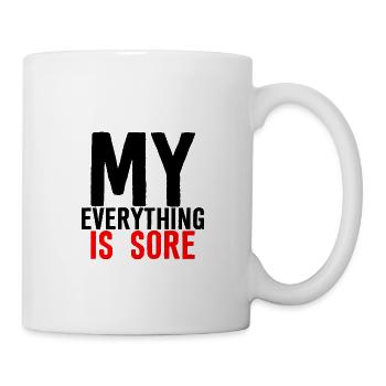 Mon tout est douloureux 2 - Mug blanc - blanc - Droite