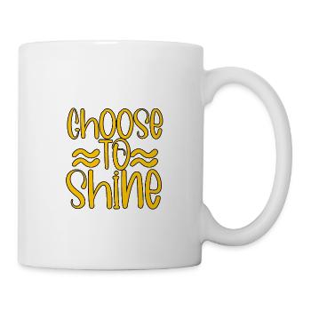 Choisissez de briller 4 - Mug blanc - blanc - Droite