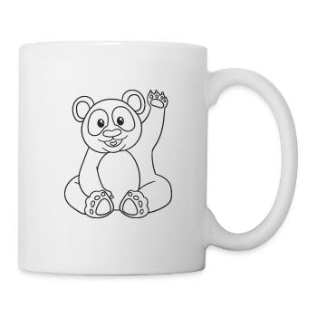 Panda, Panda Bear, Gift, Gift Idea - Mug - white - Right