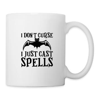 I Don't Curse, I Just Cast Spells - Mug - white - Right