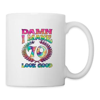 Merde, je fais bien paraître 70 - Mug blanc - blanc - Droite