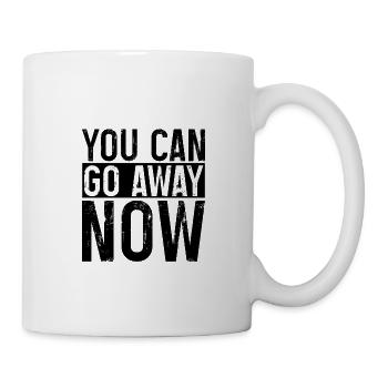 Vous pouvez partir maintenant 4 - Mug blanc - blanc - Droite