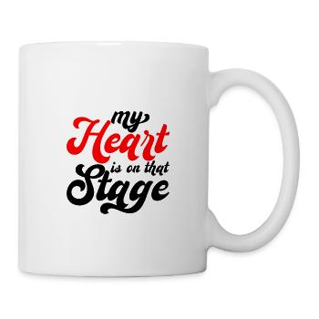 Mon cœur est à ce stade 2 - Mug blanc - blanc - Droite