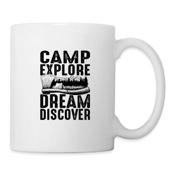 Camp Explorer Rêve Découvrir - Mug blanc - blanc - Droite