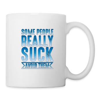 Certaines personnes sont vraiment nulles les éviter 2 - Mug blanc - blanc - Droite