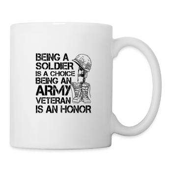 Être soldat est un choix 2 - Mug blanc - blanc - Droite