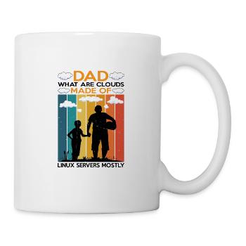What Are Clouds Made Of, Linux Servers Mostly 7 - Mug - white - Right