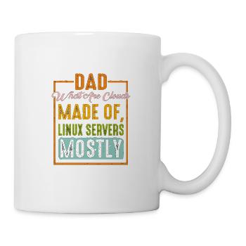 What Are Clouds Made Of, Linux Servers Mostly 9 - Mug - white - Right