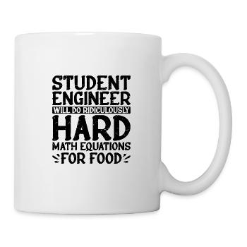 Will Do Ridiculously Hard Math Equations For Food2 - Mug - white - Right