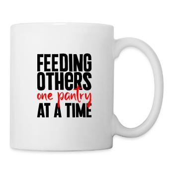 Feeding Others One Pantry At A Time - Tasse - Weiß - Rechts