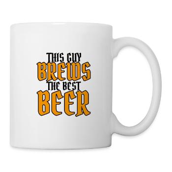 This Guy Brews The Best Beer 3 - Tasse - Weiß - Rechts