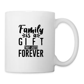 La famille est un cadeau qui dure pour toujours 2 - Mug blanc - blanc - Droite