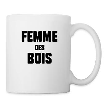 Femme des bois - Mug blanc - blanc - Droite