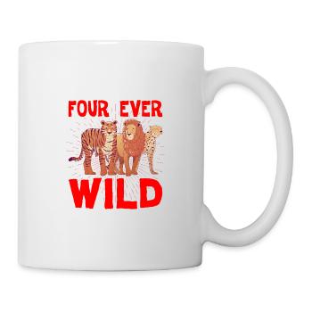 Four Ever Wild 40 - Tasse - Weiß - Rechts