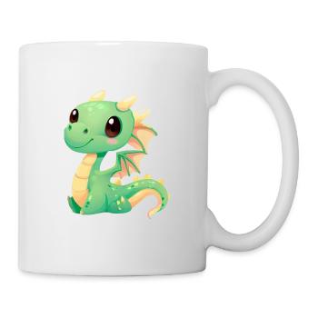 Bébé Dragon Chiot - Mug blanc - blanc - Droite