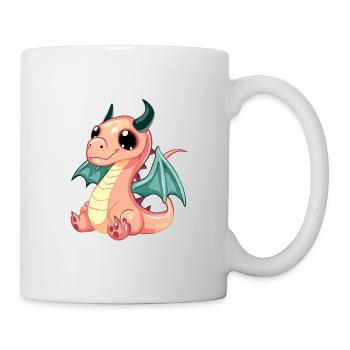 Chiot Dragon - Mug blanc - blanc - Droite