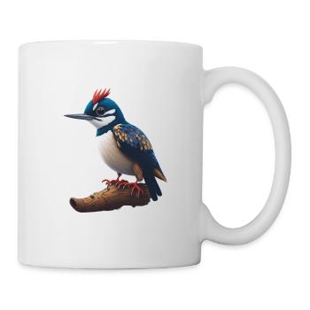 Grand pic tacheté - Mug blanc - blanc - Droite