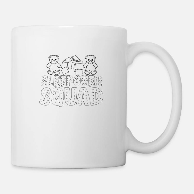 Soirée pyjama pyjama soirée pyjama - Mug blanc - blanc