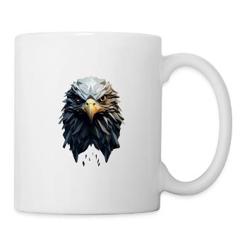 Geometric Eagle Animation - Mug - white - Right
