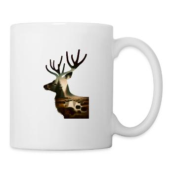 Nature in Deer Pattern - Mug - white - Right