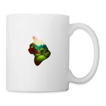Nature in Cat Pattern - Mug - white - Right
