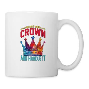 Ajustez votre couronne et manipulez-la 16 - Mug blanc - blanc - Droite