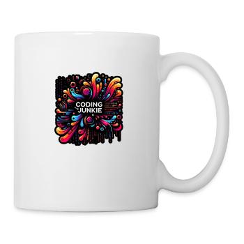 Accro au codage 12 - Mug blanc - blanc - Droite
