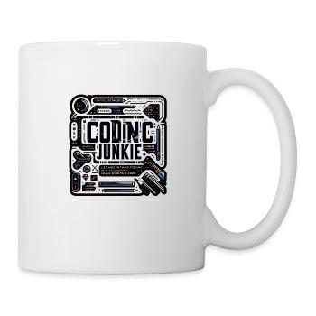 Accro au codage 11 - Mug blanc - blanc - Droite