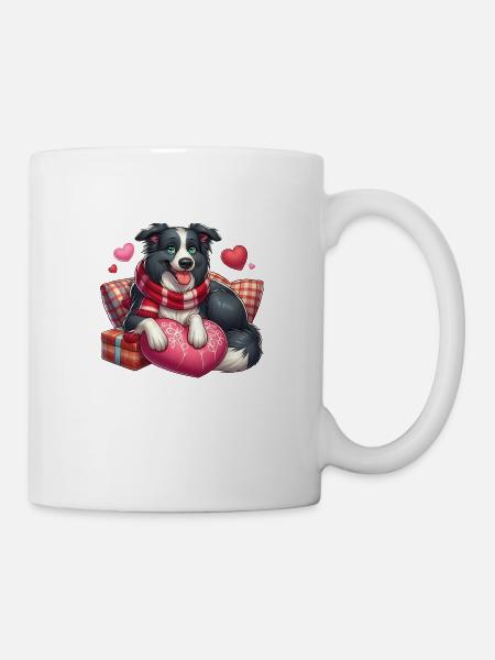 Border Collie Love - Mug - white