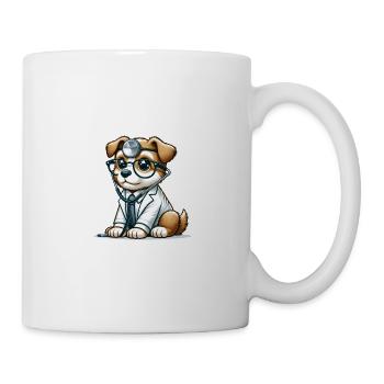 Cute Dog Doctor - Mug - white - Right