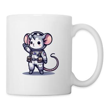 Cute Mouse Astronaut - Mug - white - Right