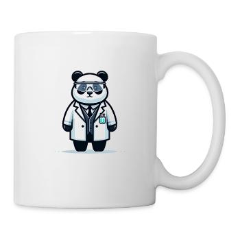 Mignon panda scientifique - Mug blanc - blanc - Droite