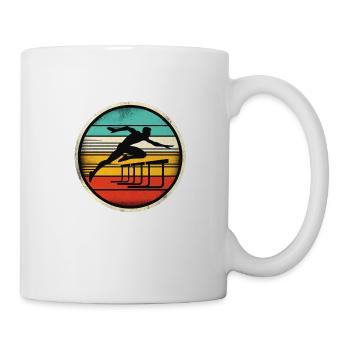 Sprinter de haies - Mug blanc - blanc - Droite