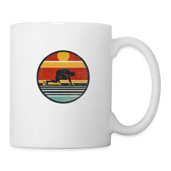 Sprinter - Athlétisme 3 - Mug blanc - blanc - Droite